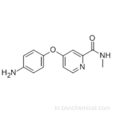 4- (4- 아미노 페녹시) -N- 메틸 피 콜린 아미드 CAS 284462-37-9